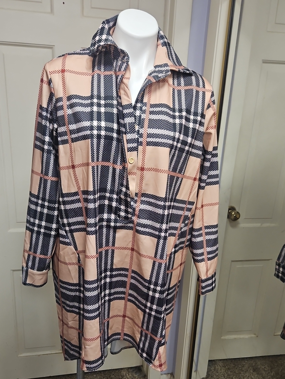 Burberry Plaid Shirt Dress Ready For Fall